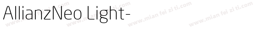 AllianzNeo Light字体转换